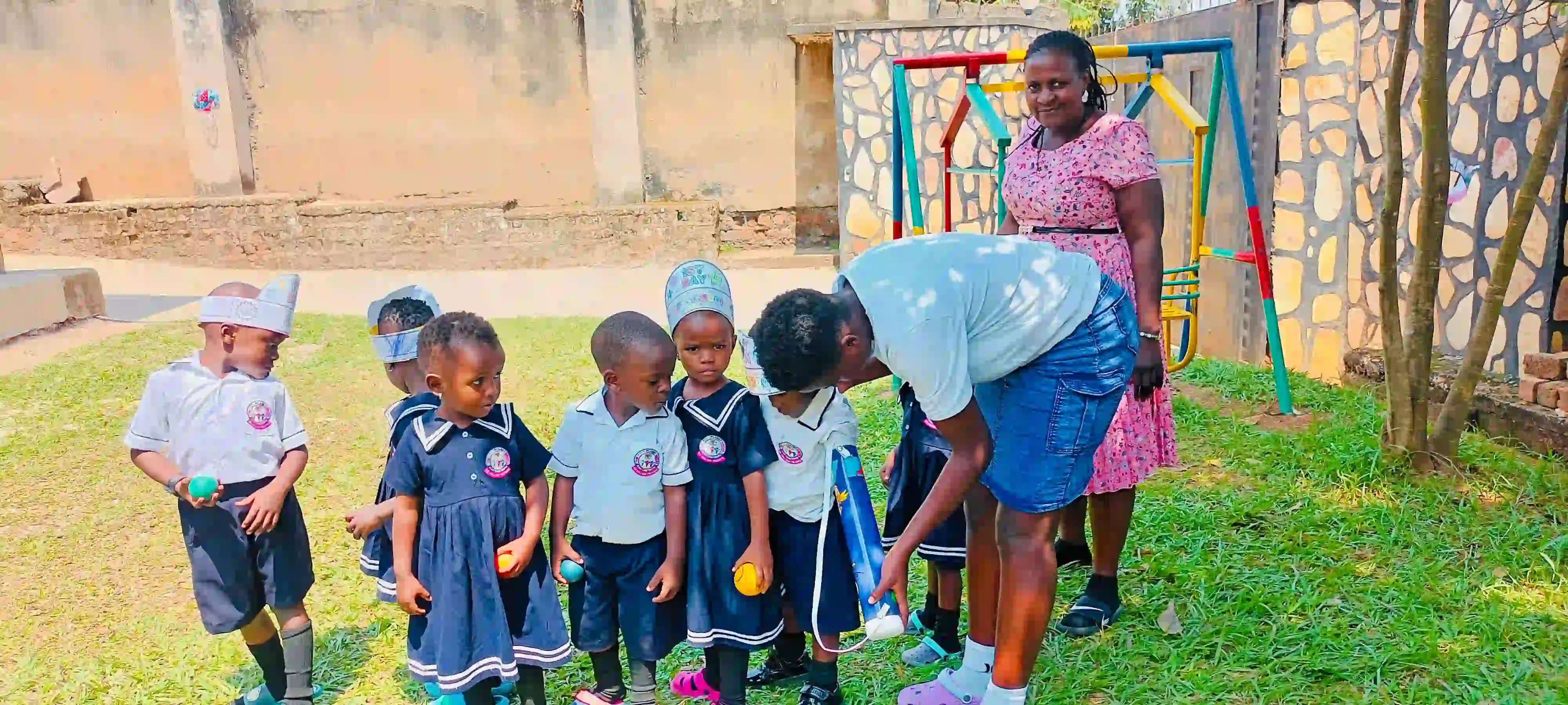 Arrival and Morning Greetings at Cambridge Nursery Kawempe